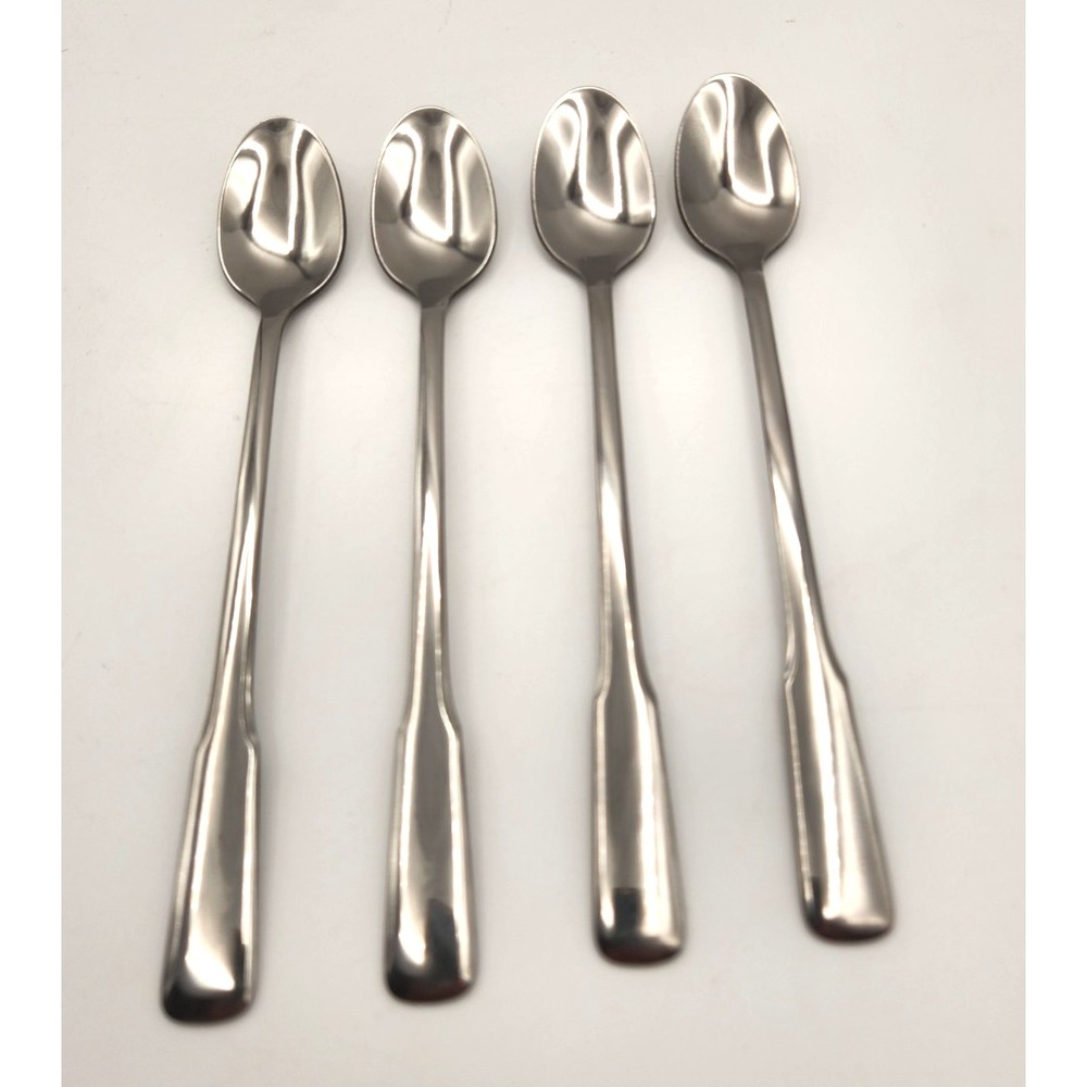 Oneida Wm Rogers Friendship Flatware 4 Iced Tea Spoons Vintage